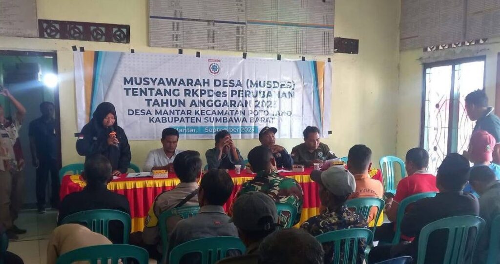Foto: Pelaksanaan Musyawarah RKPDes Mantar 2025