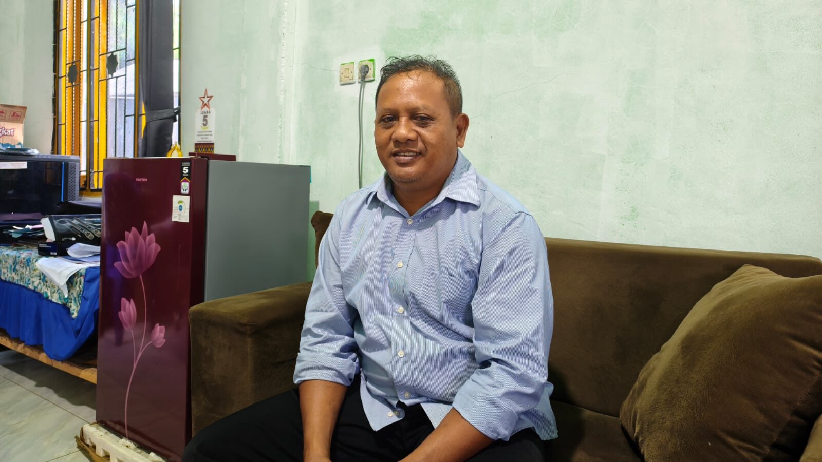 Kepala Desa Meraran, Abdul Kadir (Media KSB)