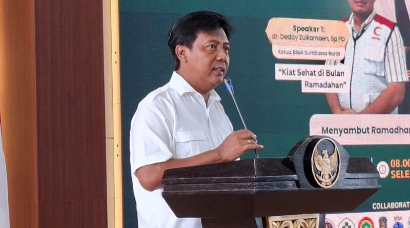 Foto: Bupati KSB, H. Amar Nurmansyah berbicara dengan BSMI KSB (prokopimsumbawabarat)