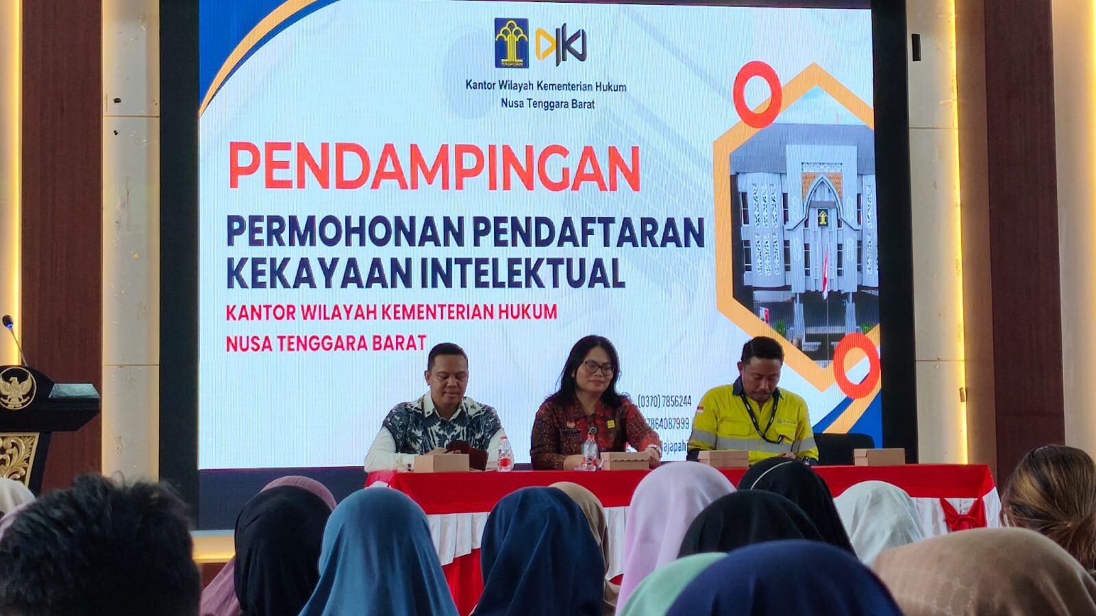 Foto: Diskoperindag KSB Dampingi UMKM Daftar Kekayaan Intelektual (KI) (Media KSB)