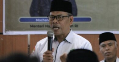 Foto: Kepala Kemenag KSB saat membuka kegiatan manasik calon jemaah haji KSB (kemenag KSB)