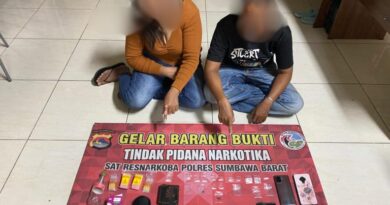 Foto: Penyelundupan 391 Gram Sabu di Kios Laundry Maluk (Polres KSB)