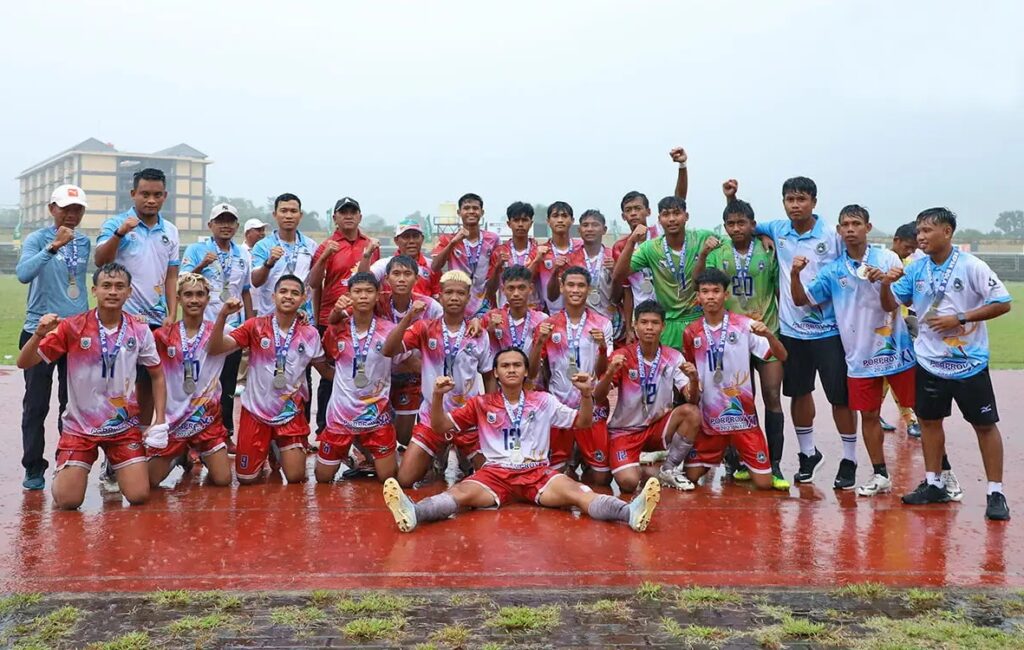 Foto: Tim Sepak Bola KSB dalam ajang Porprov