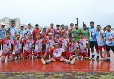 Foto: Tim Sepak Bola KSB dalam ajang Porprov