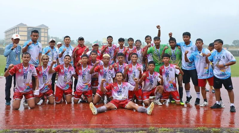 Foto: Tim Sepak Bola KSB dalam ajang Porprov