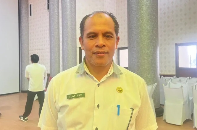 Foto: Kepala Disnakertrans KSB, Slamet Riadi