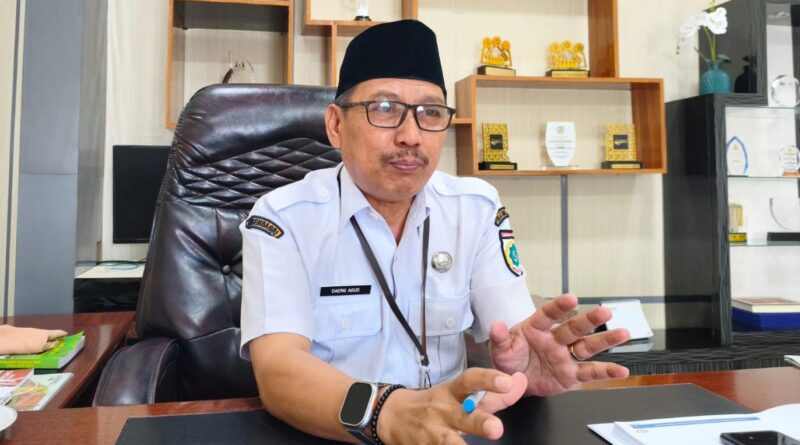 Foto: Kepala Badan Kepegawaian dan Pengembangan Sumber Daya Manusia (BKPSDM) KSB, Agusman, S.Pt.