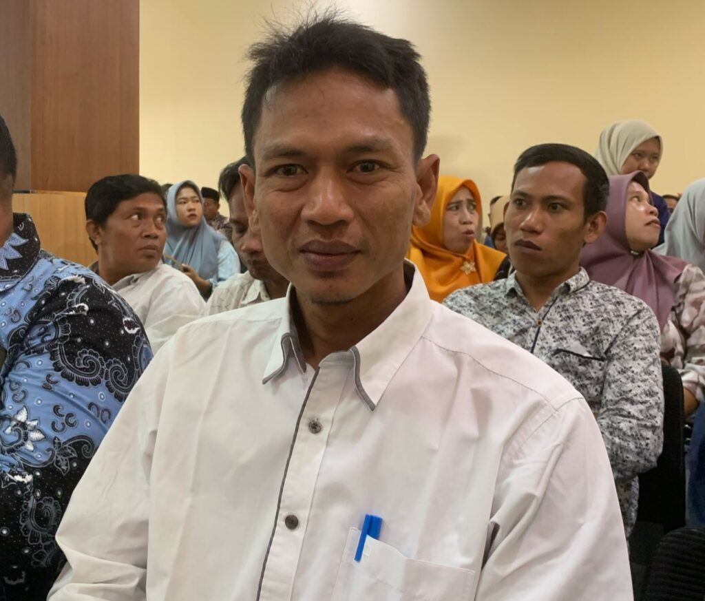 Foto: Kepala Desa Mantar, Asmono. (dok. Media KSB)