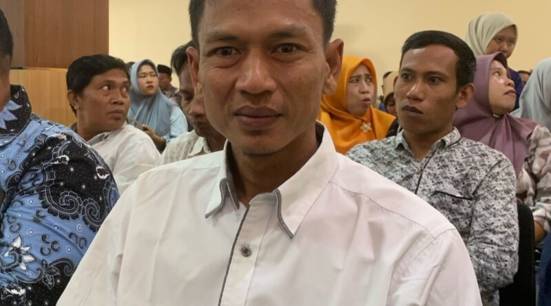 Foto: Kepala Desa Mantar, Asmono. (dok. Media KSB)