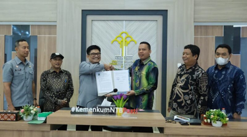 Foto: Dishub KSB berkunjung ke kantor Kemenkum NTB