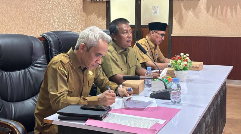 Foto: Rapat pengusulan formasi ASN Lingkup Pemerintah KSB