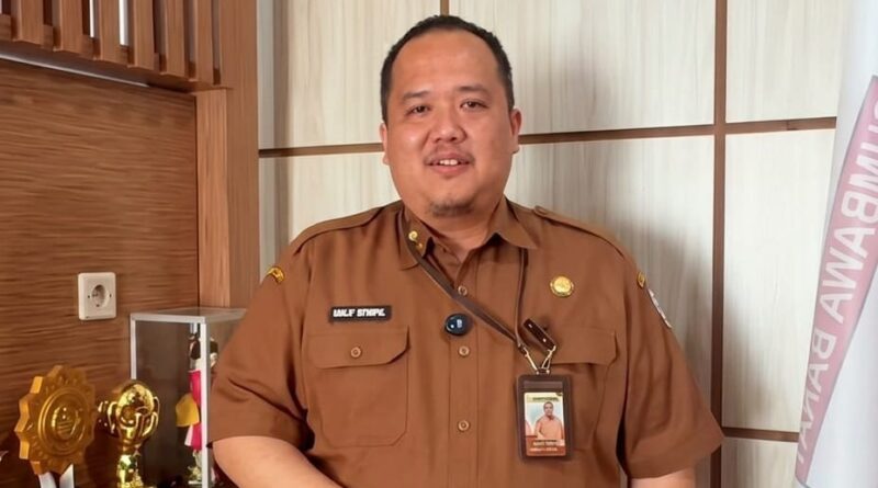 Foto: epala Dinas Kesehatan Kabupaten Sumbawa Barat (Dinkes KSB), dr. Carlof, M.MRS., MQM.