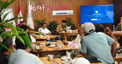 Foto: Kegiatan coffee morning Diskominfo KSB bersama awak media