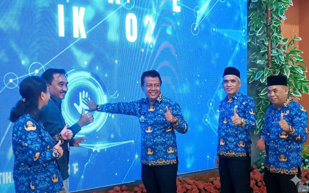 Foto: Pencanangan Desa Cantik di ruang sidang Graha Fitra, Kantor Bupati KSB.