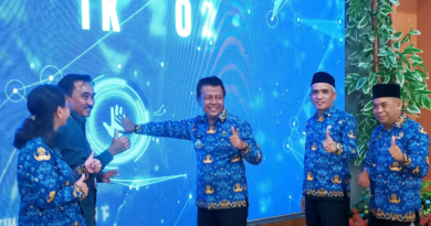 Foto: Pencanangan Desa Cantik di ruang sidang Graha Fitra, Kantor Bupati KSB.