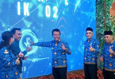 Foto: Pencanangan Desa Cantik di ruang sidang Graha Fitra, Kantor Bupati KSB.