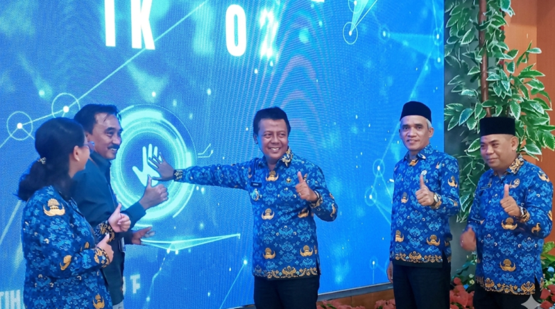 Foto: Pencanangan Desa Cantik di ruang sidang Graha Fitra, Kantor Bupati KSB.