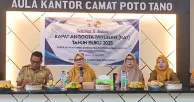 Foto: Rapat Anggota Tahunan (RAT) Koperasi Konsumen Syariah TBA, Poto Tano