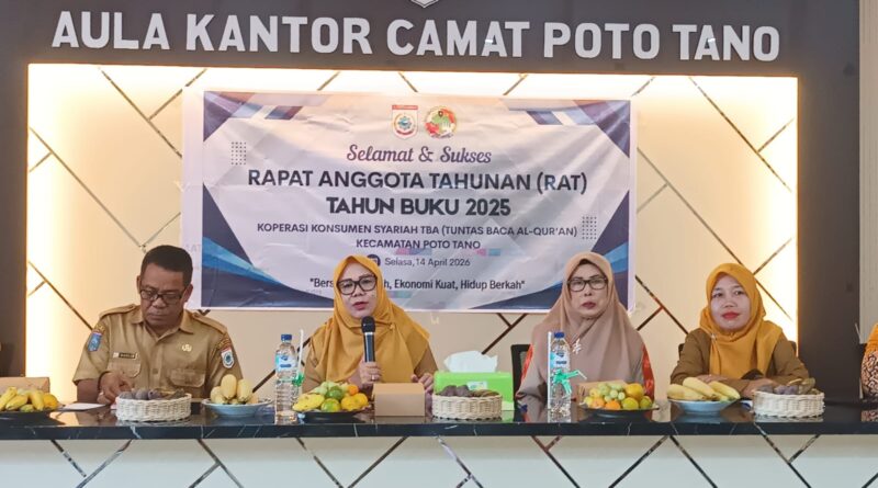 Foto: Rapat Anggota Tahunan (RAT) Koperasi Konsumen Syariah TBA, Poto Tano