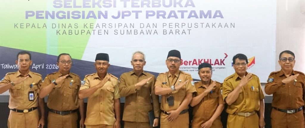 Foto: Peserta seleksi pengisian Jabatan Pimpinan Tinggi (JPT) Pratama Kepala Dinas Kearsipan dan Perpustakaan Kabupaten Sumbawa Barat 