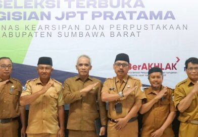 Foto: Peserta seleksi pengisian Jabatan Pimpinan Tinggi (JPT) Pratama Kepala Dinas Kearsipan dan Perpustakaan Kabupaten Sumbawa Barat