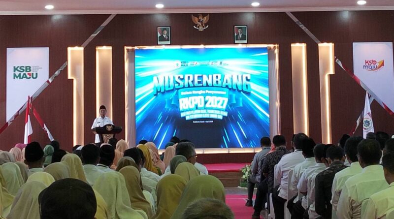 Foto: Musrenbang tingkat Kabupaten Sumbawa Barat