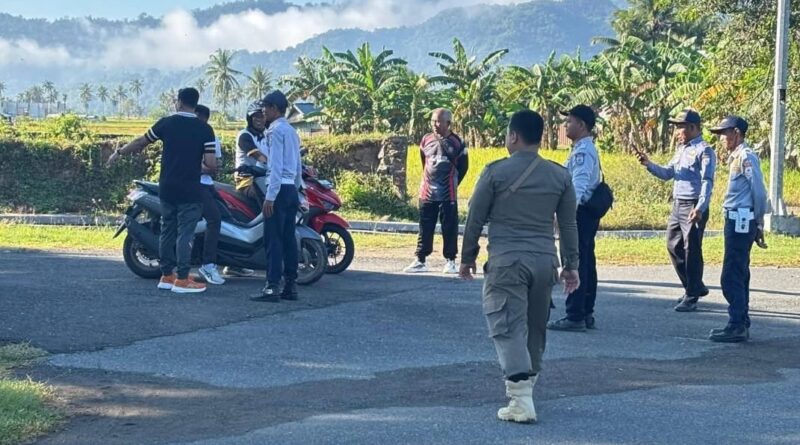 Foto: Pengamanan Sat Pol PP ke ASN Lingkup KTC