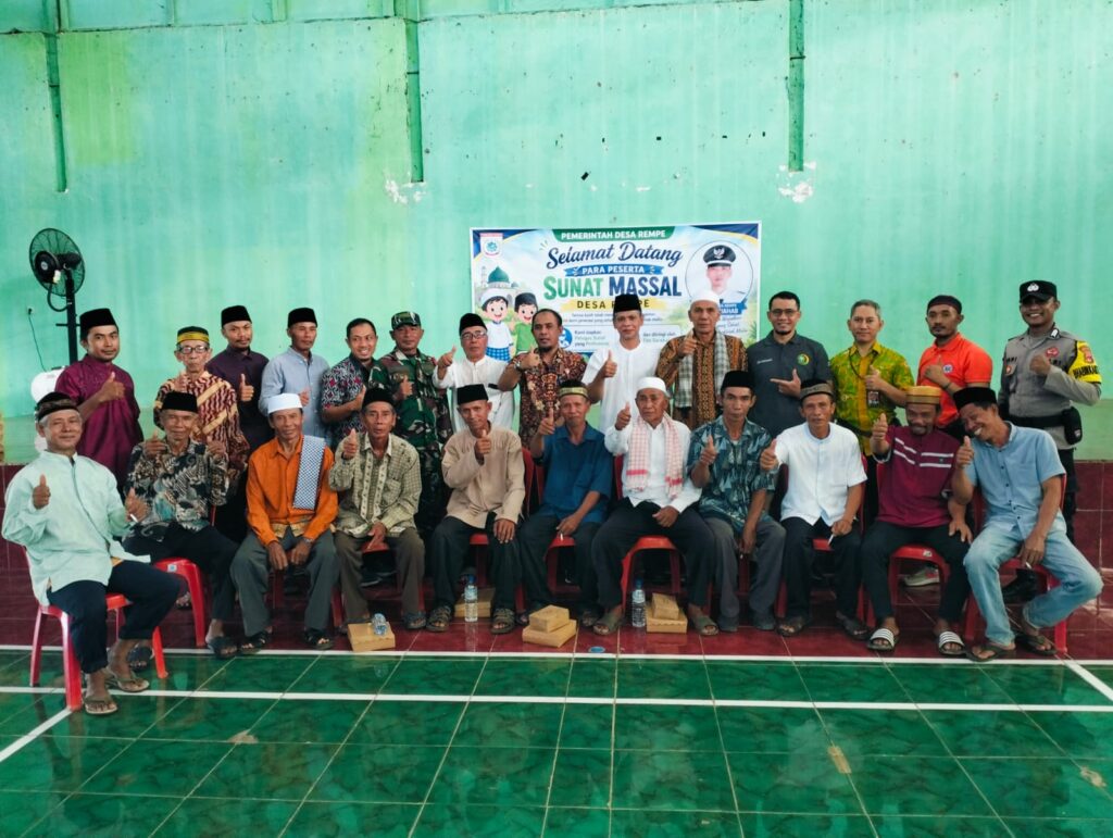 Foto: Dokumentasi Kegiatan Sunat Massal Desa Rempe, Seteluk. (dok. Pemdes Rempe)