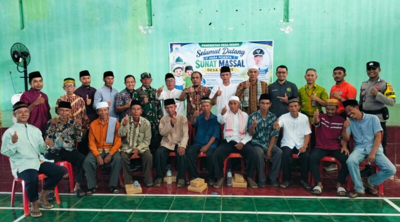 Foto: Dokumentasi Kegiatan Sunat Massal Desa Rempe, Seteluk. (dok. Pemdes Rempe)