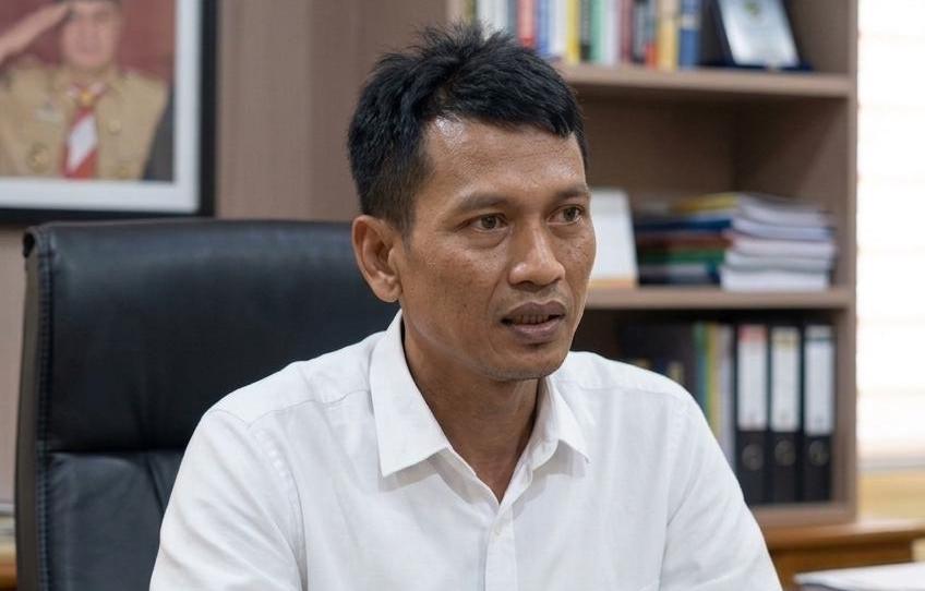 Foto: Kepala Desa Mantar, Asmono. (dok. Media KSB)