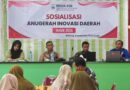Foto: Sosialisasi AID 2026 oleh BRIDA KSB di Kedai sawah, Taliwang.