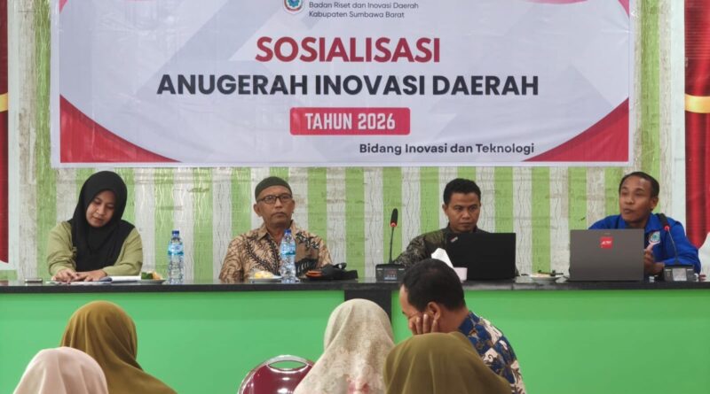 Foto: Sosialisasi AID 2026 oleh BRIDA KSB di Kedai sawah, Taliwang.