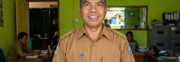 Foto: Kepala Desa Tebo, Abdul Wahab (dok. Media KSB)