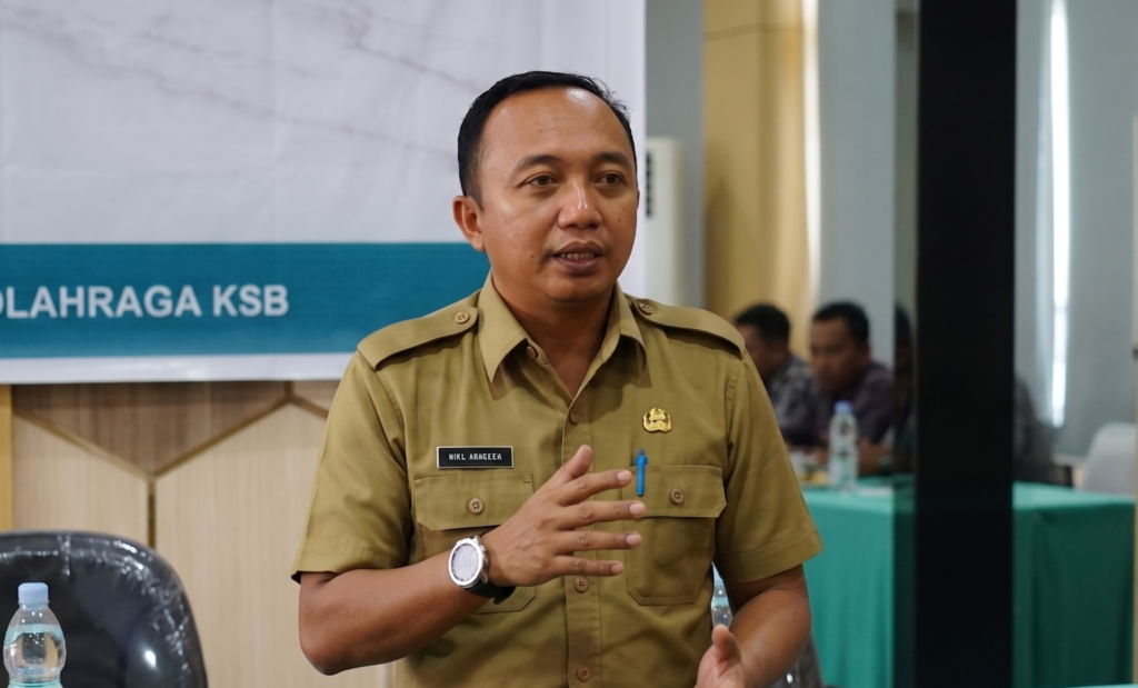 Foto: Sekretaris Disparpora KSB, Rahadian, S.Pd., M.Si.