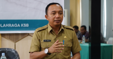 Foto: Sekretaris Disparpora KSB, Rahadian, S.Pd., M.Si.