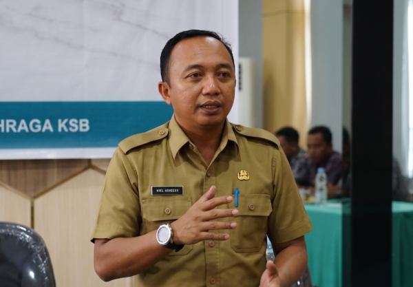 Foto: Sekretaris Disparpora KSB, Rahadian, S.Pd., M.Si.
