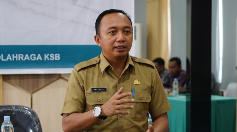Foto: Sekretaris Disparpora KSB, Rahadian, S.Pd., M.Si.