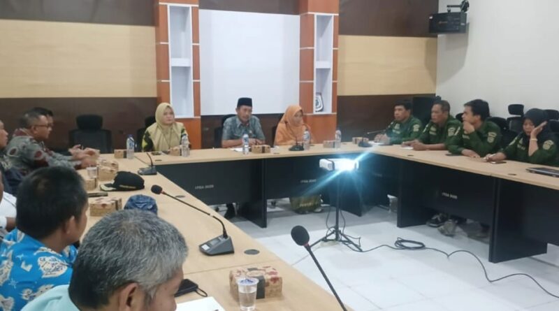 Foto: Entry Meeting Inspektorat KSB bersama Perwakilan Desa.