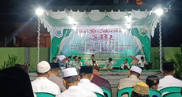 Foto: Seleksi Tilawatil Quran (STQ) tingkat desa Bukit Damai, Maluk.