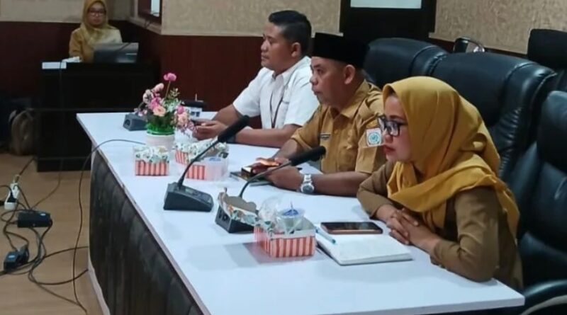 Foto: Rapat penyusunan rekomendasi kegiatan statistik, Diskominfo KSB.