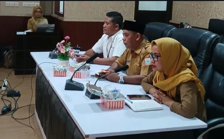 Foto: Rapat penyusunan rekomendasi kegiatan statistik, Diskominfo KSB.