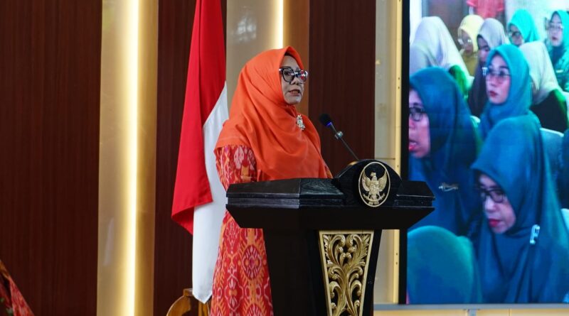Foto: Wakil Bupati Sumbawa Barat, Hj. Hanipah, S.Pt., M.M.Inov.