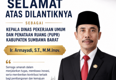 IKLAN UCAPAN PELANTIKAN KEPALA DPUPR SUMBAWA BARAT