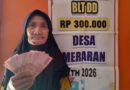 Foto: Salah satu penerima BLT Desa Meraran, Seteluk