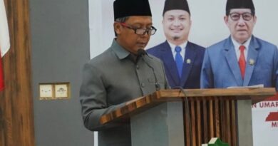 Foto: Bupati KSB, H. Amar Nurmansyah saat meyampaikan menyampaikan Rancangan KUPA-PPAS Perubahan APBD 2026.