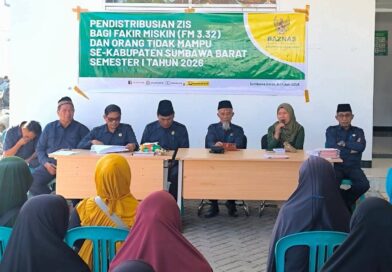 Foto: Penyaluran bantuan Fakir Miskin (FM) 3.32 Semester I Tahun 2026 kepada 1.138 KK oleh Baznas KSB.