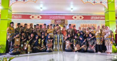 Foto: Kafilah Kuang Juara Umum MTQ Taliwang ke-XXII