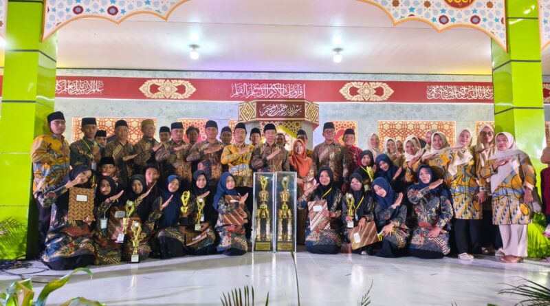 Foto: Kafilah Kuang Juara Umum MTQ Taliwang ke-XXII