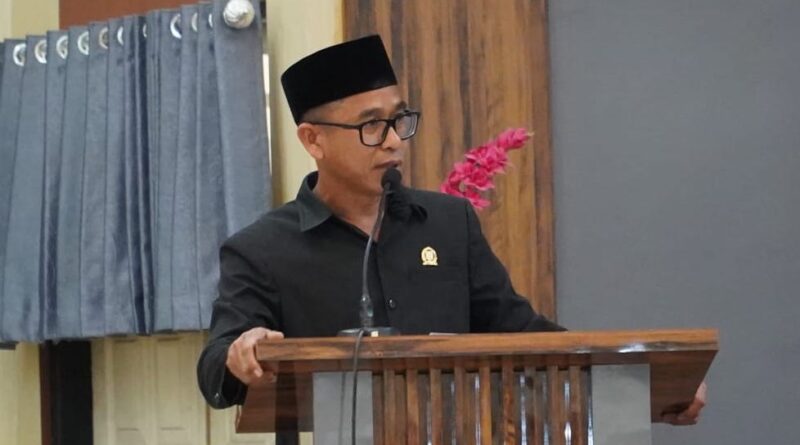 Foto: Ketua Pansus I Raperda DPRD KSB, H. Basuki