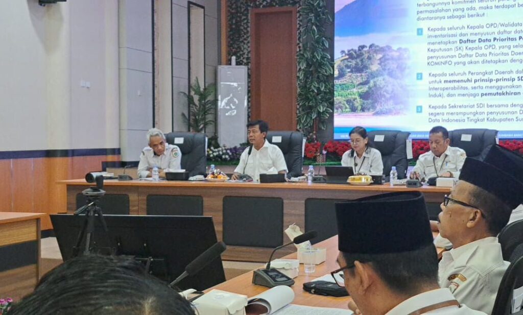 Foto: Rapat Forum Satu Data Indonesia Tingkat Kabupaten (dok. Media KSB)